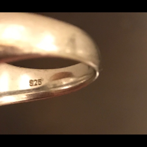 EUC-Xenox 925 Silver with Black Onxy Ring Sz 9 - Picture 4 of 8